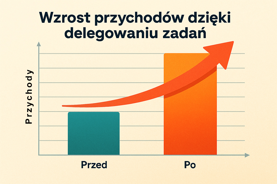 Wzrost przychodów dzięki delegowaniu zadań